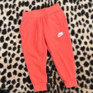 Nike Kids Bright Coral Joggers
